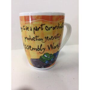 History & Heraldry Fine Porcelain Coffee Tea Mug "Assembly Worker"